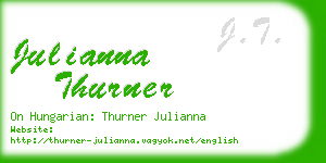 julianna thurner business card